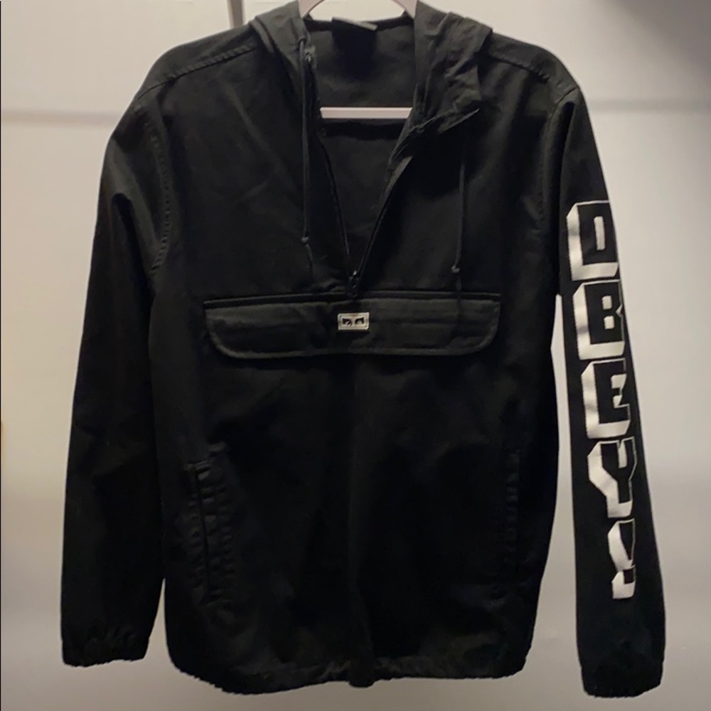 Obey canvas windbreaker